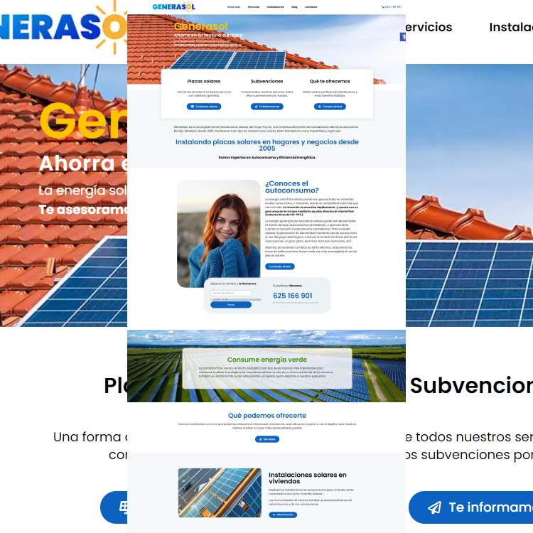 Generasol página web